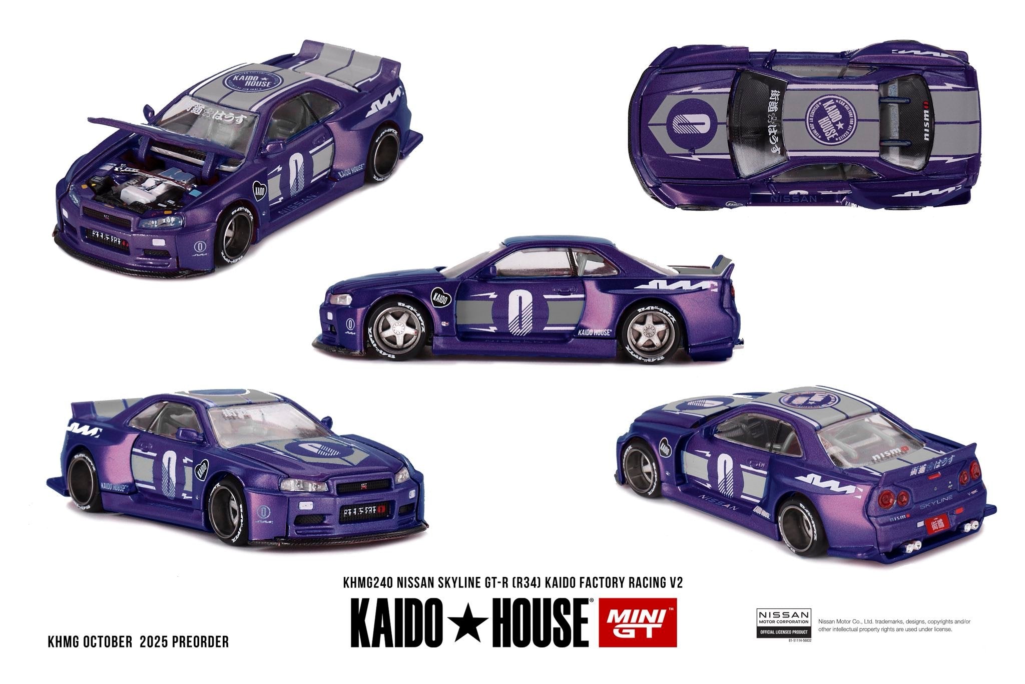 KHMG240 Nissan Skyline R34 Kaido Factory Racing v2