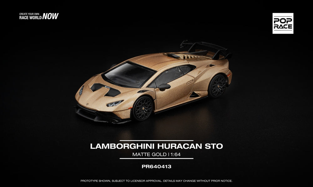 PR640413 Pop Race LAMBORGHINI HURACAN STO MATTE GOLD