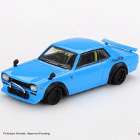 (Preorder) Mini GT 1:64 Nissan LB★Works HAKOSUKA – Baby Blue