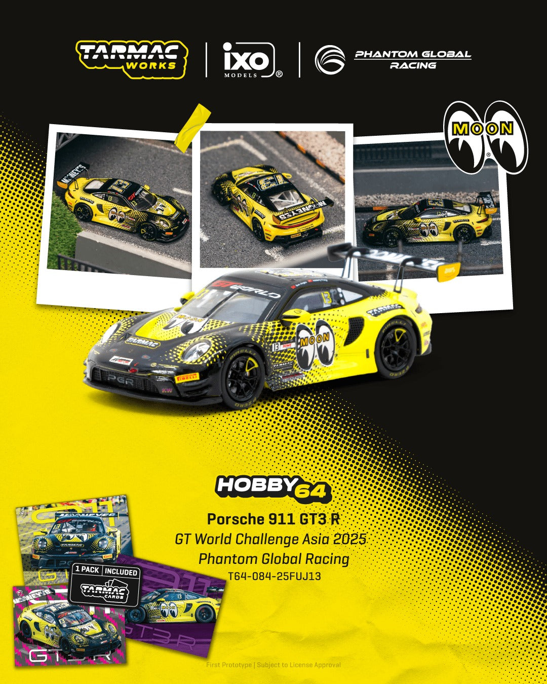 Tarmac Porsche 911 GT3 R GT World Challenge Asia 2025 Phantom Global Racing