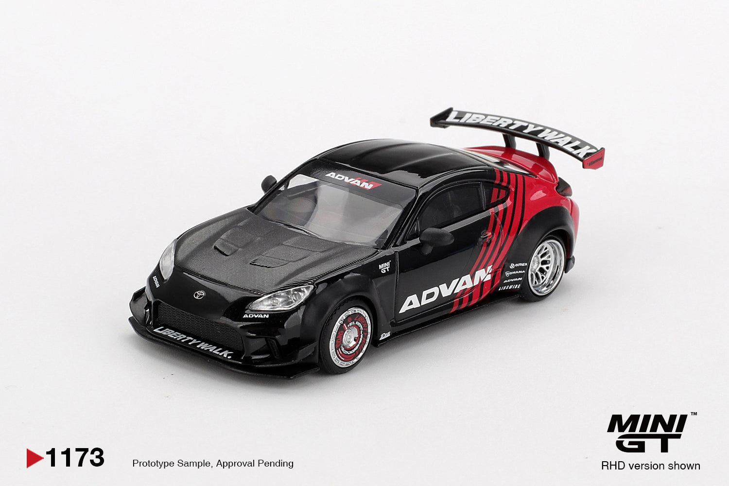 (Preorder) Mini GT 1:64 Toyota GR86 LB★Nation Advan