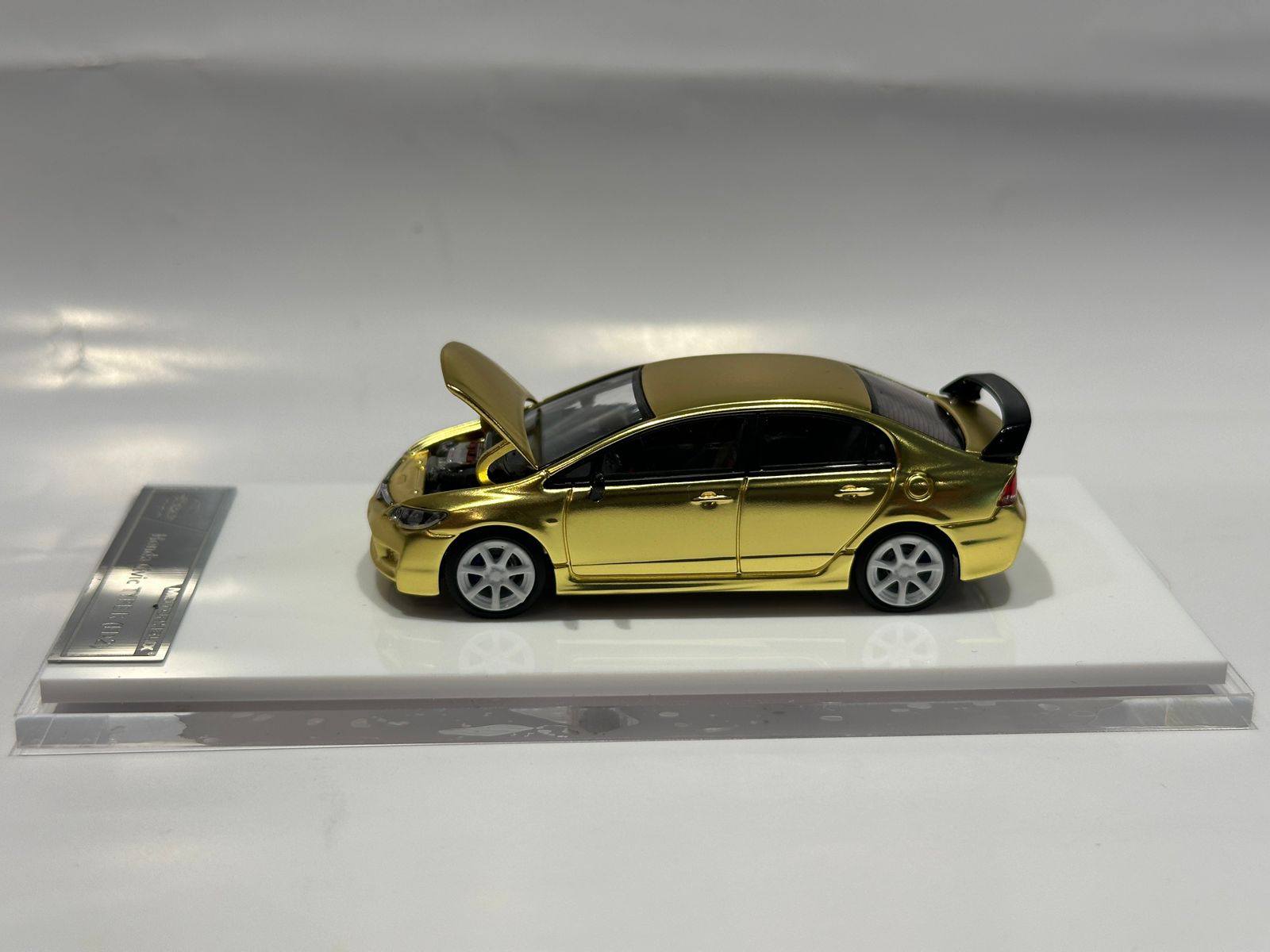 Motorhelix 1:64 Diecast Model Car Auto Expo Singapore 2025 Dinner Event Model Honda Civic Type-R FD2
