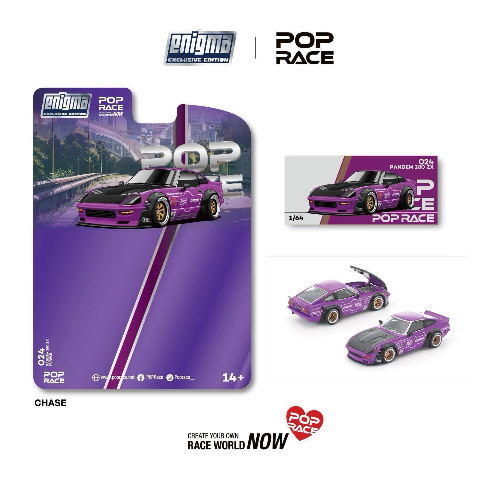 Pop Race PRE024 Pandem 280ZX Purple