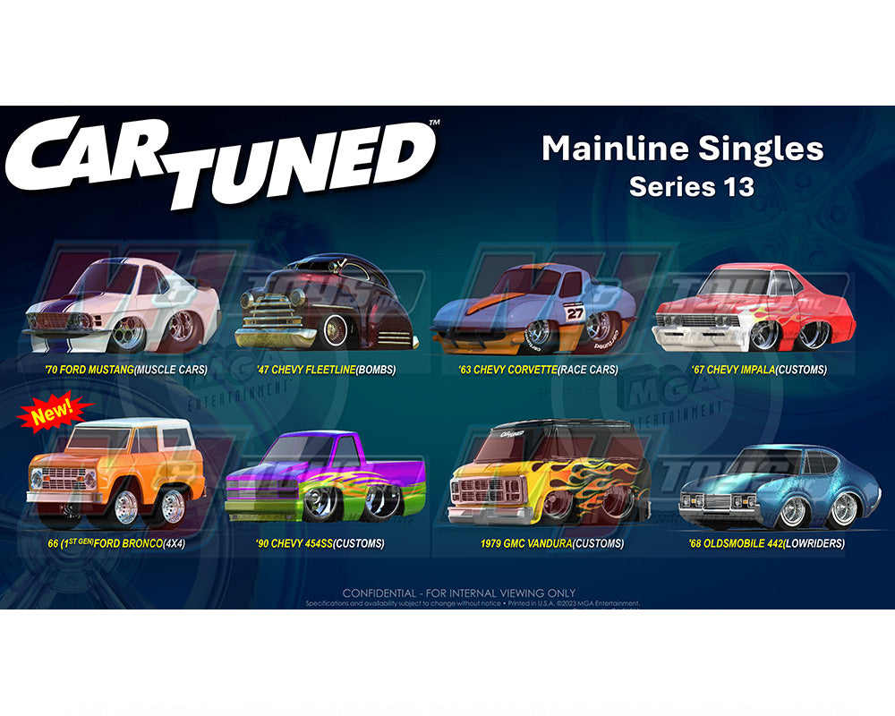 Consignment CarTuned 1:64 Series 13 Mainline Assortment of Styles 2026