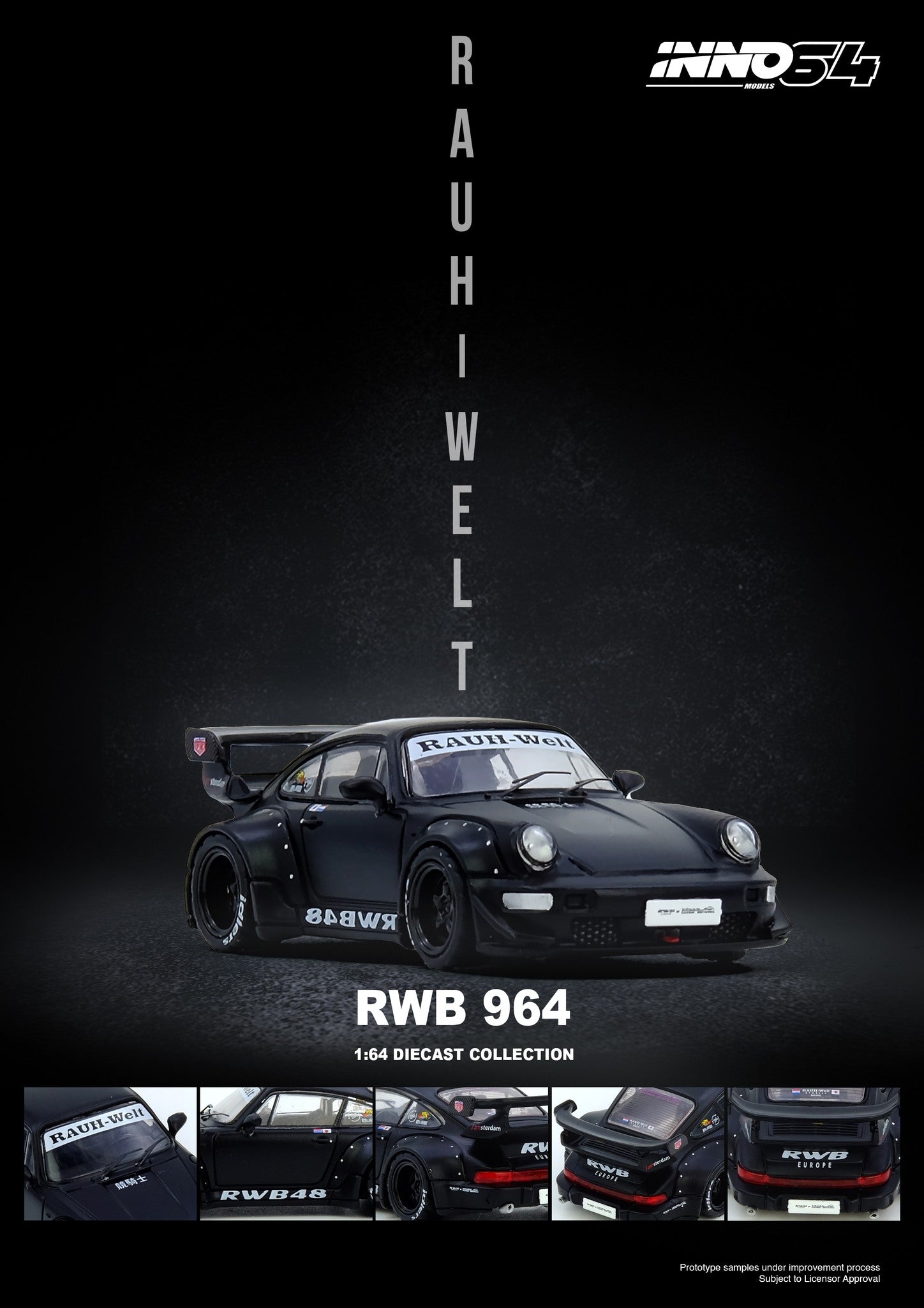 INNO64 RWB 964 Black Matte