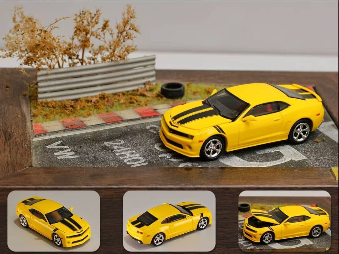 Glory Model GM 1:64 Diecast Model Camaro Mk5  Color: Yellow
