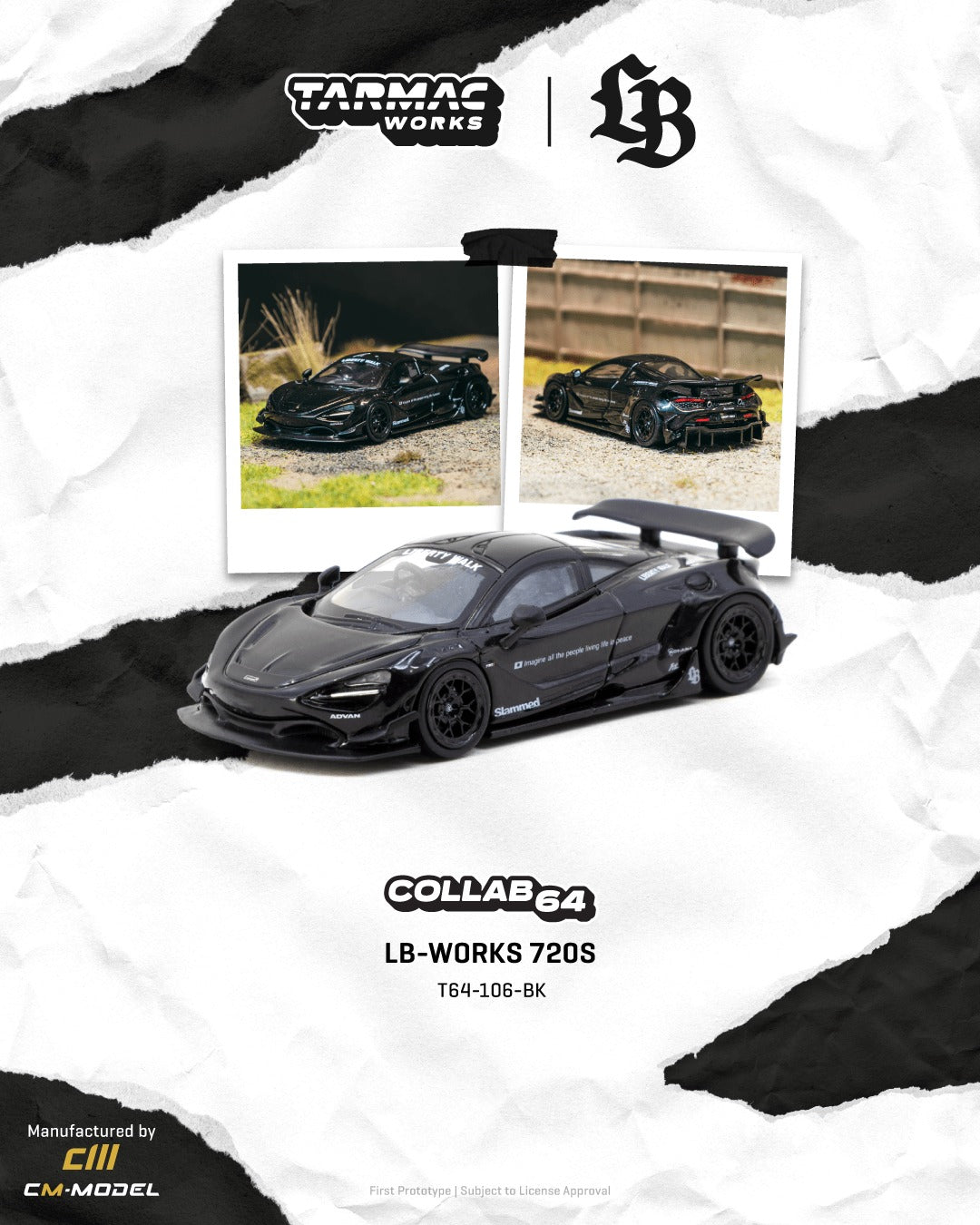 Tarmac LB-WORKS 720S Black