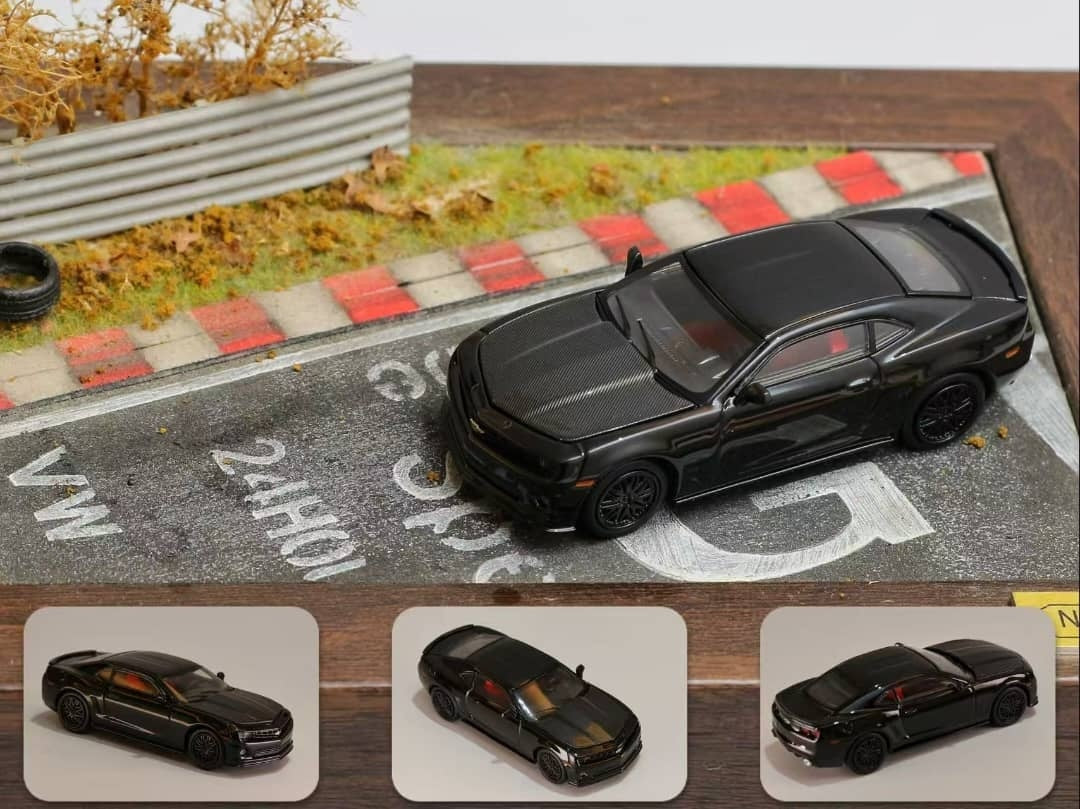 Glory Model GM 1:64 Diecast Model Camaro Mk5  Color: Black