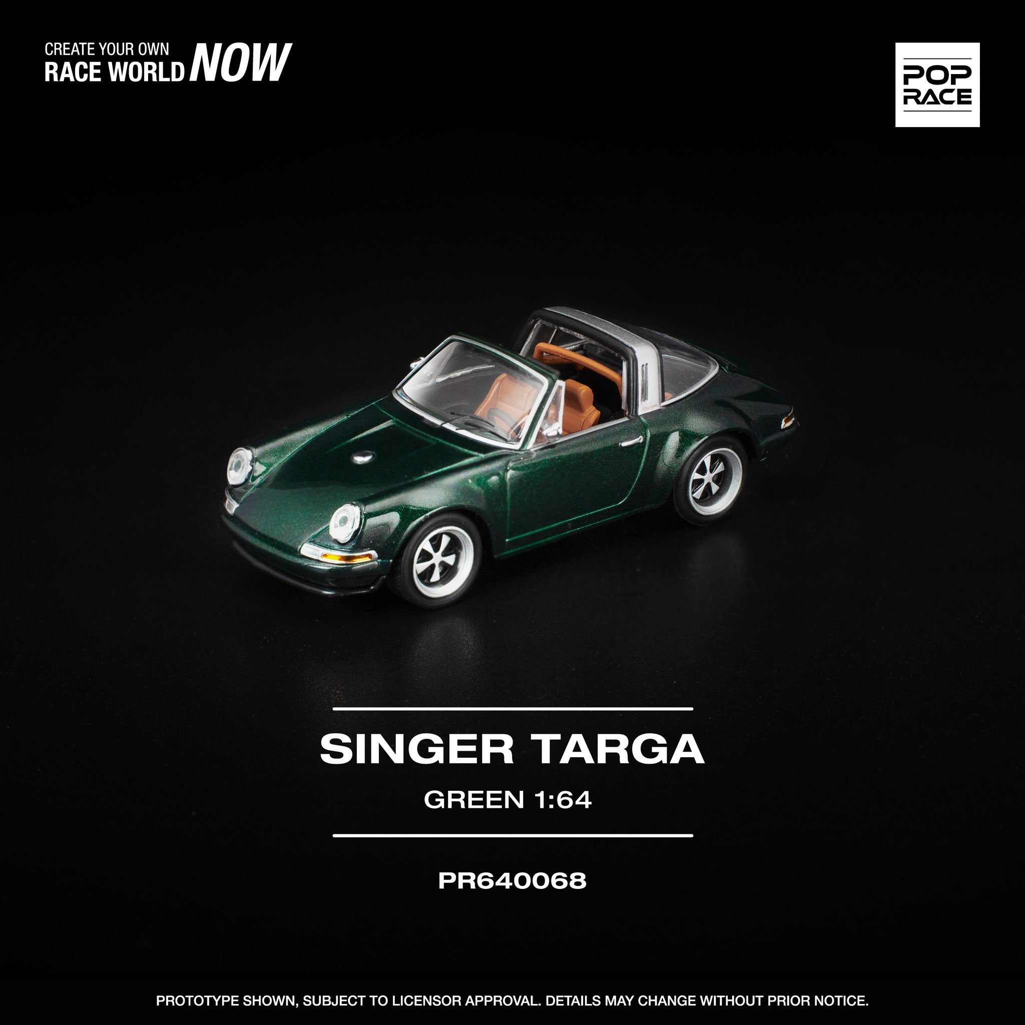 Pop Race PR640068 SINGER TARGA GREEN