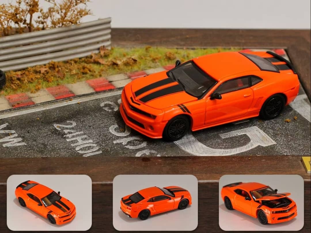 Glory Model GM 1:64 Diecast Model Camaro Mk5  Color: Orange
