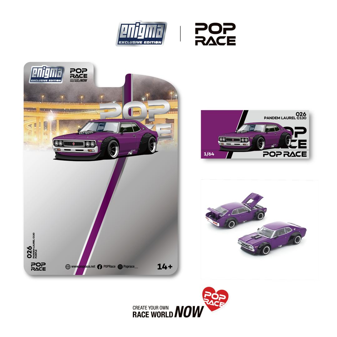Pop Race 1/64 PANDEM LAUREL C130 PRE026 Purple
