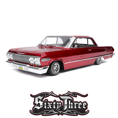 Redcat SixtyThree RC Car - 1:10 1963 Chevrolet Impala Hopping Lowrider - Red