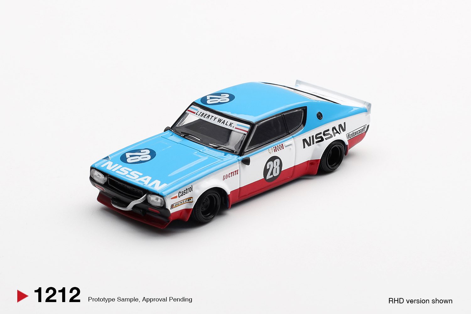 MiniGT Nissan Skyline Kenmeri Liberty Walk Nissan Racing '75 concept* MGT01212-R