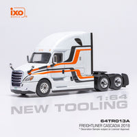 IXO 1:64 2018 Freightliner Cascadia - White with stripes