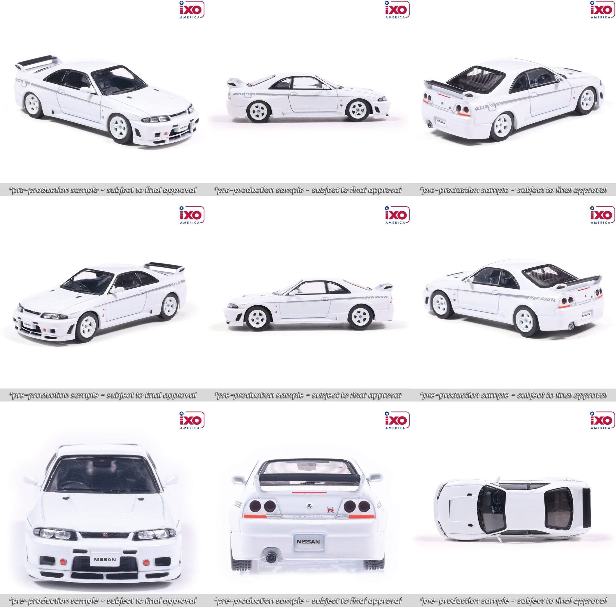 IXO 1/64 Nissan GT-R R33 NISMO 400R