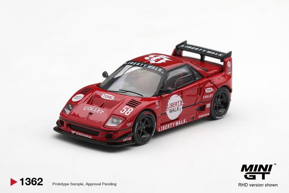 PreOrder -Mazda AZ-1 Liberty Walk LB40  LB-Hinomaru Red (#1362)