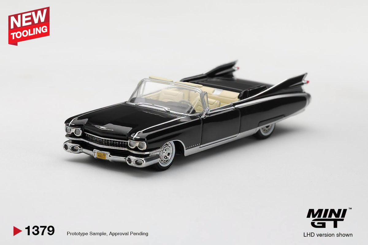 PreOrder -MiniGT MGT01379 Cadillac Eldorado Biarritz 1959 Black LHD version only