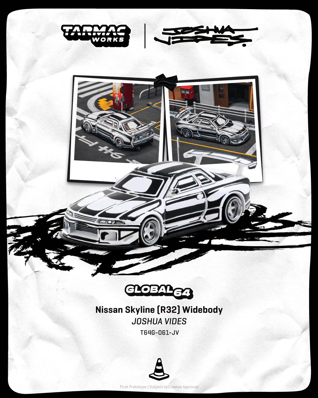 T64G-023-EVA01 Nissan Skyline (R32) Widebody - Designed by JOSHUA VIDES