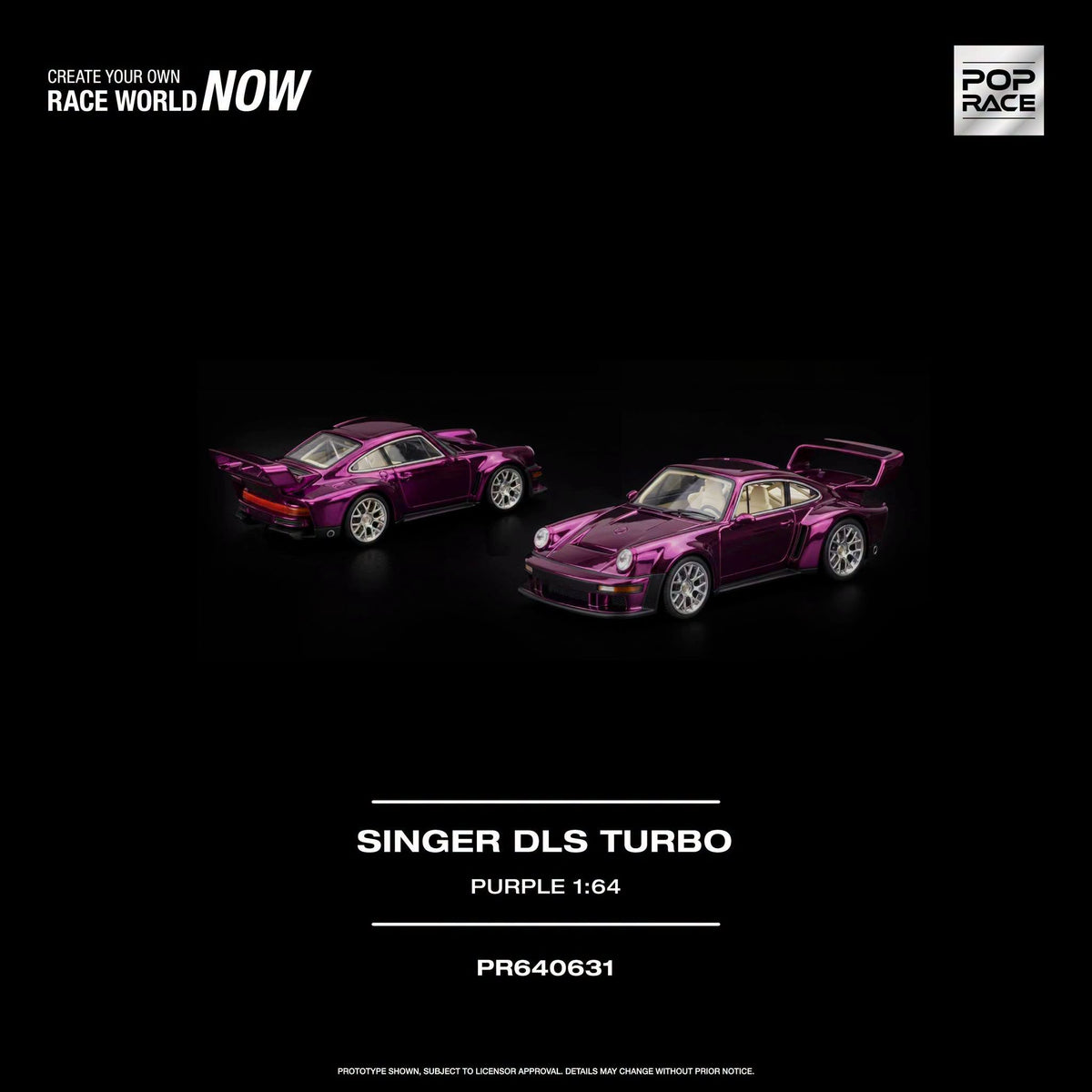 Pop Race  PR640631 SINGER DLS TURBO - PURPLE