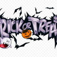 Trick or Treat....All Treat Halloween Treasure Hunt Rubber Tire Box