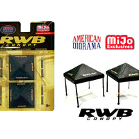 (Preorder) American Diorama 1:64 Canopy RWB – Black – Mijo Exclusives