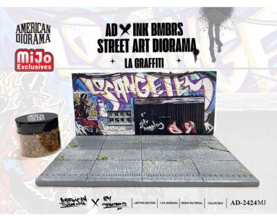 (Preorder) American Diorama 1:64 MiJo Exclusives LA Street Art Diorama Graffiti – Limited Edition