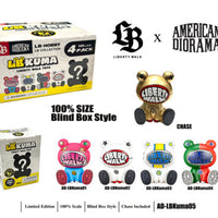 (Preorder) Liberty Walk x American Diorama Figures LB KUMA 100% 2.75″ Blind Box 4 Assortment