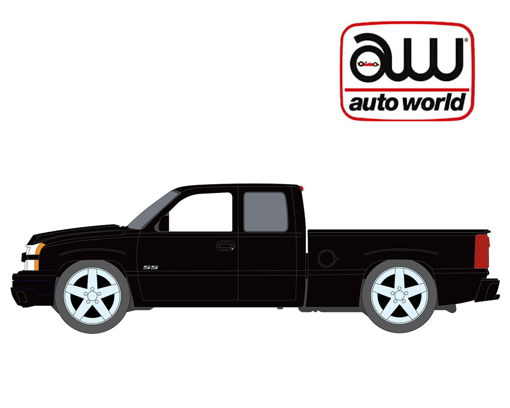 (Preorder) Auto World 1:64 2026 Premium Release 2B – 2003 Chevy Silverado SS – Black