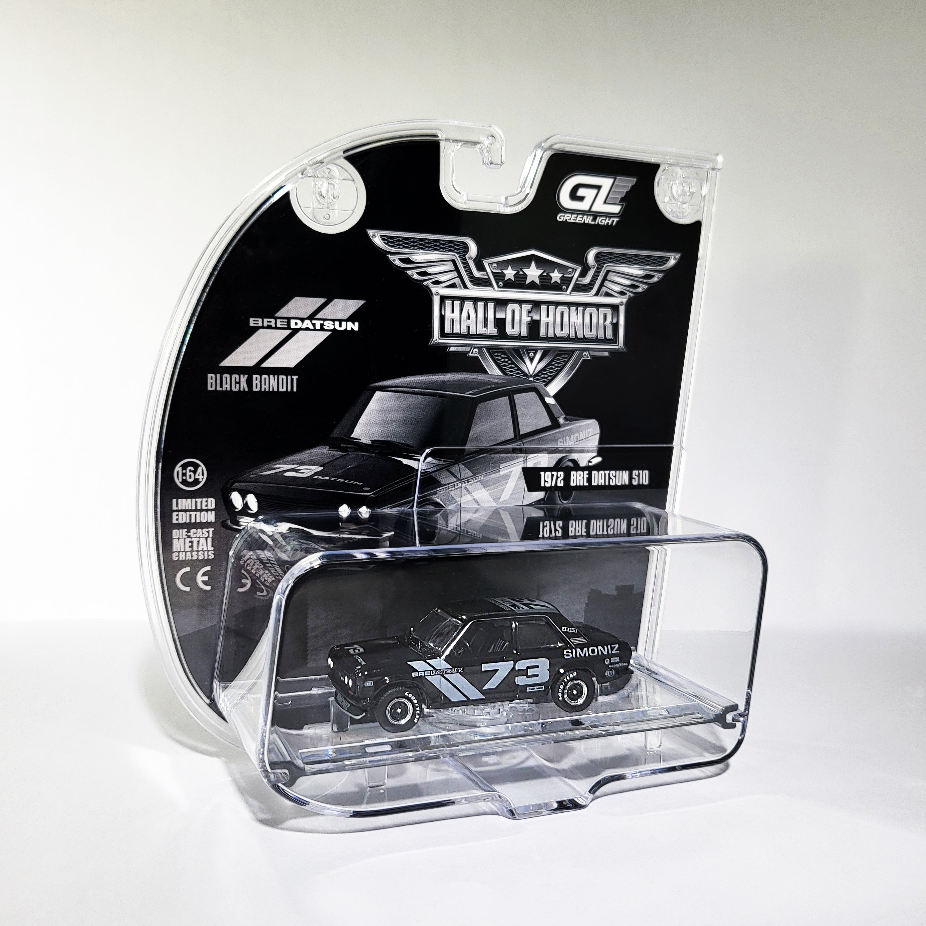 Exclusive Greenlight BRE Licensed Black Bandit 510 Las Vegas Dinner Car 1 of 500 produced.
