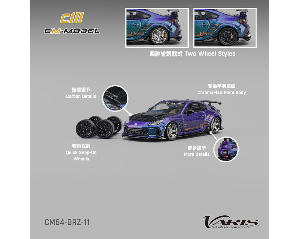 (Preorder) CM Model 1:64 SUBARU BRZ Varis – Chroma Flair – Limited Edition