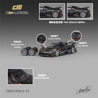 (Preorder) CM Model 1:64 Pagani Imola – Metallic Grey