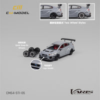 (Preorder) CM Model 1:64 Subaru STI Varis Widebody 1.0 – Gray