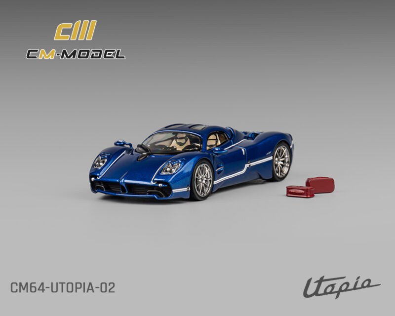 (Preorder) CM Model 1:64 Pagani Utopia – Metallic Blue