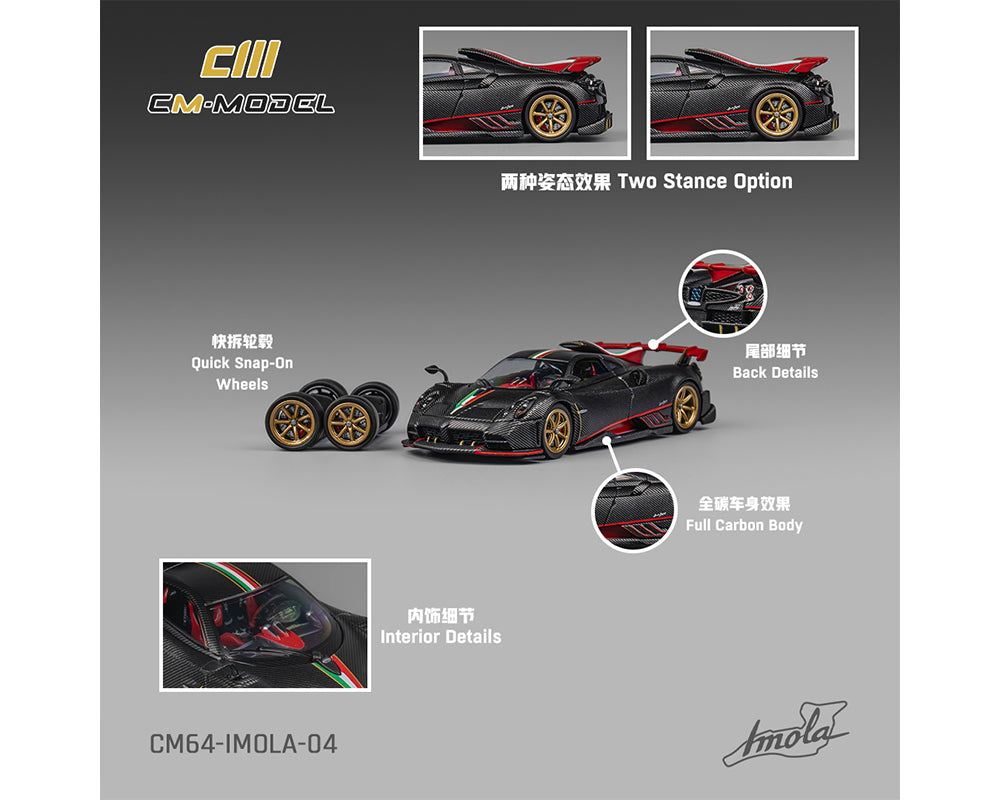 (Preorder) CM Model 1:64 Pagani Utopia – Fullcarbon – Limited Edition