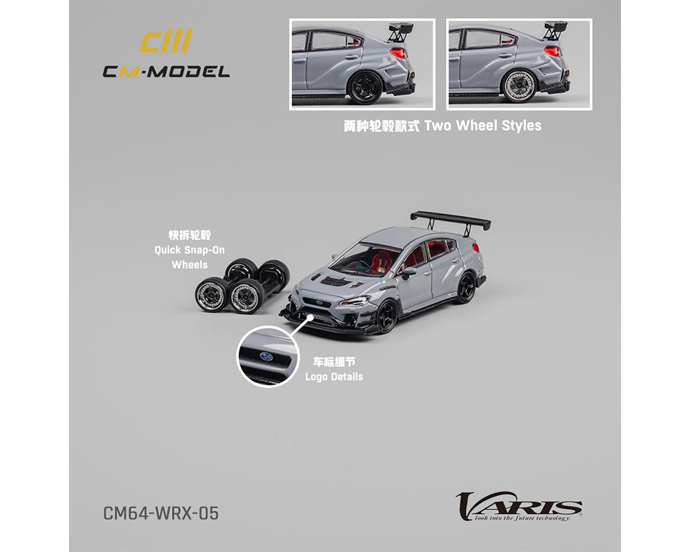 (Preorder) CM Model 1:64 Subaru WRX Varis Widebody 2.0 – Gray