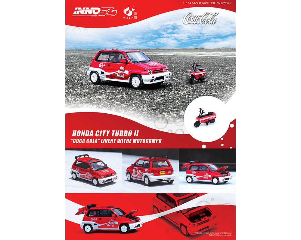 Inno64 Hong Kong Exclusive Coca-Cola Honda City Turbo