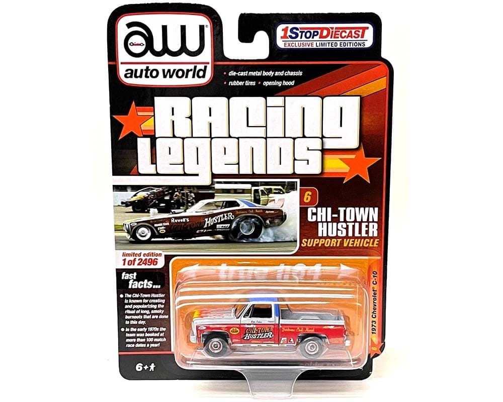AW 1:64 1 Stop Racing Legend-Chevy 1973 C10 Chi Town Hustler