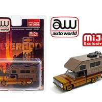 Auto World 1:64 1983 Chevrolet Silverado with Camper Limited 3,000 Pieces – Mijo Exclusives