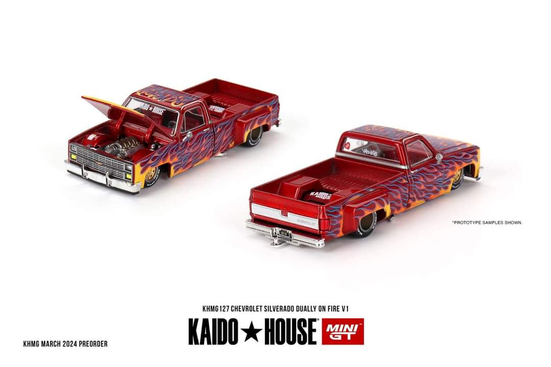 Kaido House On Fire Dually Truck| House of Diecast Cars