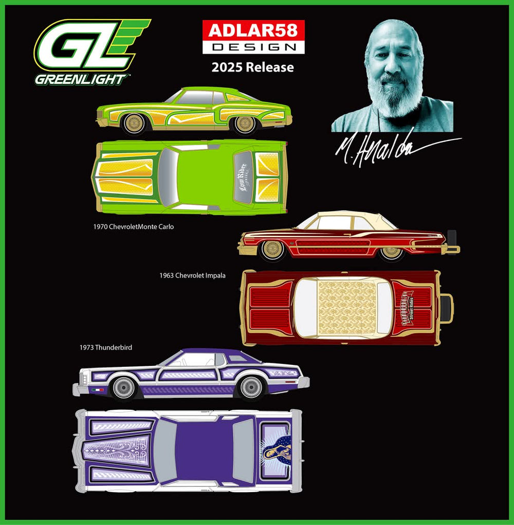 Greenlight Michael Heralda Lowrider 3 Car Set Exclusive