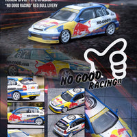 HONDA CIVIC Type-R (EK9) "NO GOOD RACING" Red Bull Livery