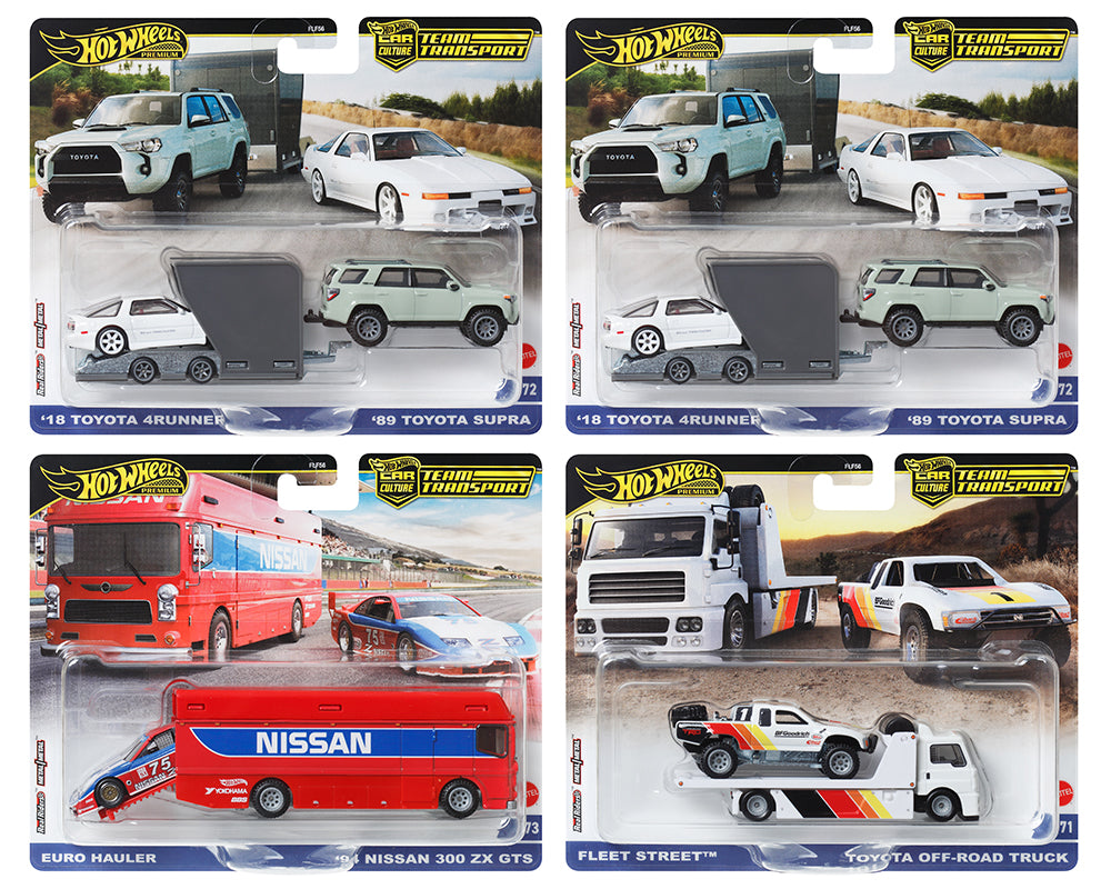 Hot Wheels 1:64 Team Transport 2024 D Case Assortment