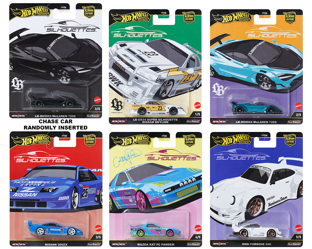 (Preorder) Hot Wheels 1:64 Car Culture 2025 G Case – SILHOUETTES