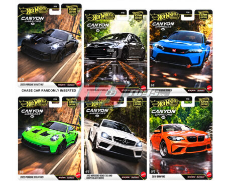 (Preorder) 2027 Car Culture Hot Wheels Canyon Warriors Assortment 5 piece Set