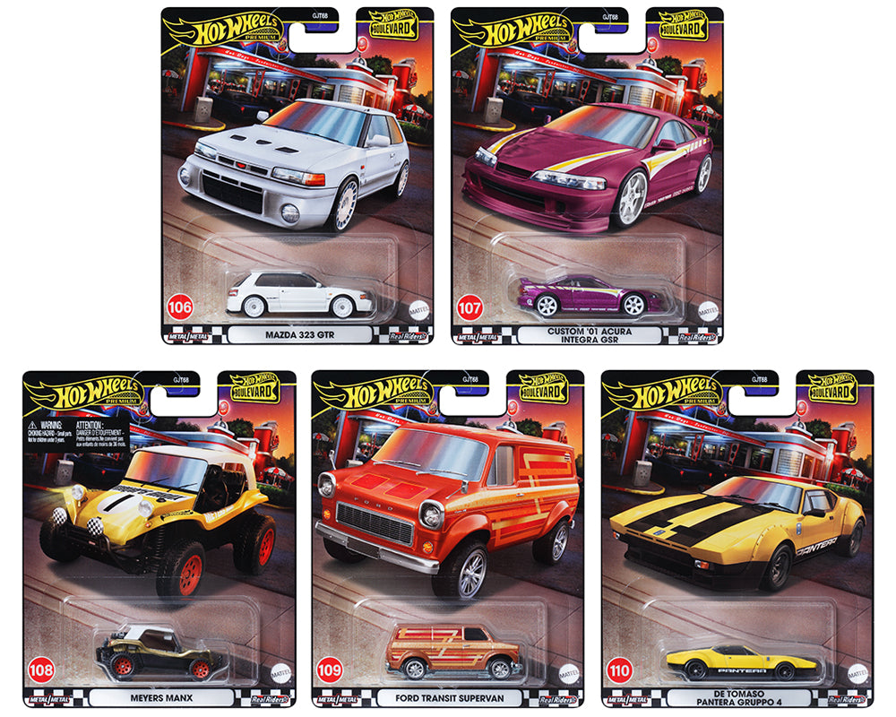 Hot Wheels 1:64 Boulevard 2024 Y Assortment
