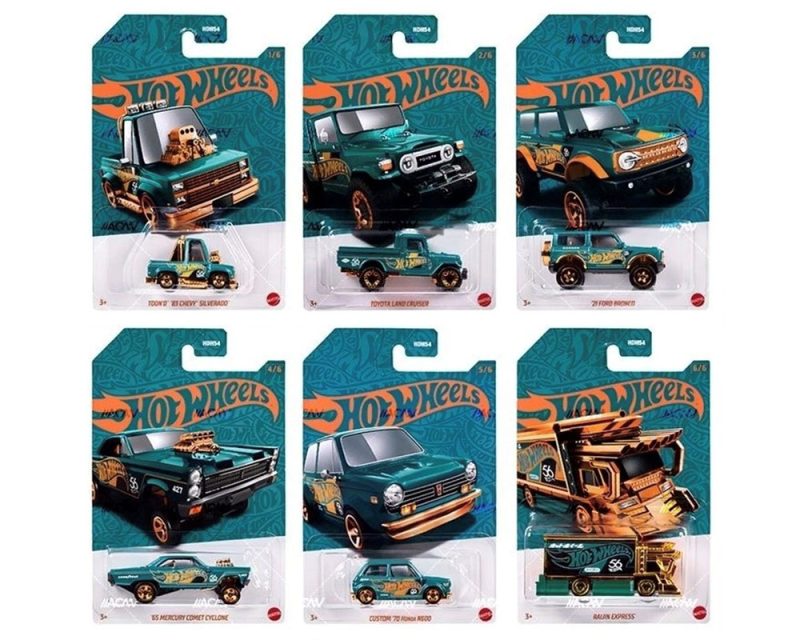 Hot Wheels 1:64 Pearl & Chrome 2023 E case Assortment