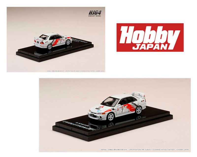 Hobby Japan 1:64 Mitsubishi Lancer GSR Evolution GR Rally Graphic