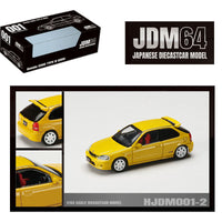 Hobby Japan 1:64 JDM64 Honda CIVIC TYPE R (EK9) – Sunlight Yellow