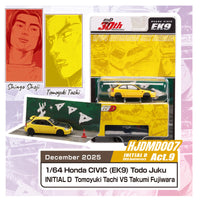 (Preorder) Hobby Japan 1:64 Initial D 30th Anniversary Honda CIVIC (EK9) Yellow