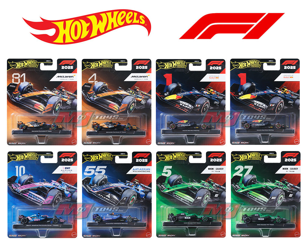 (Preorder) Hot Wheels 1:64 F1 2026 Racing Premium K Assortment Set of 4